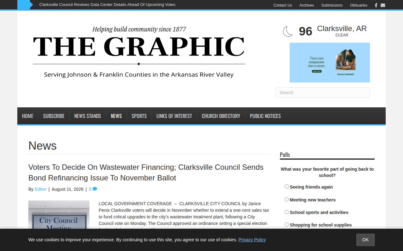 Johnson County Graphic arrest news and booking record coverage